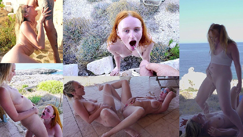 Afternoon Full Of Golden Shower's And Pee Drinking On Holiday
